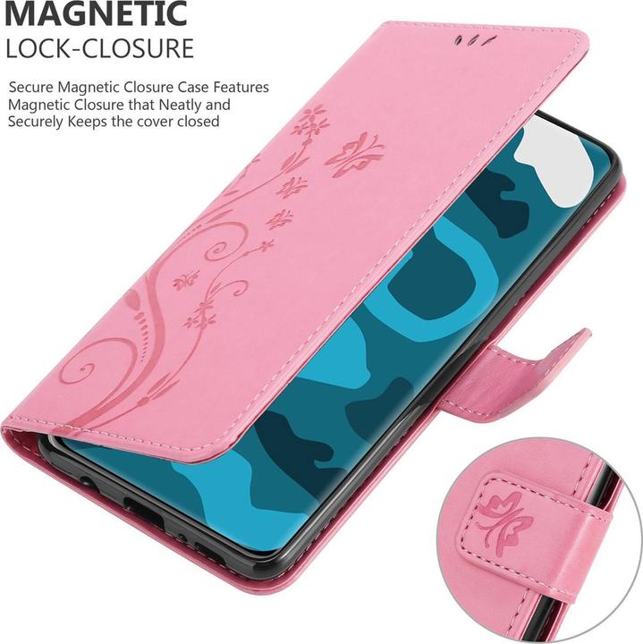 Actual product image Cadorabo Flower Book Cover (Huawei P40 Pro)