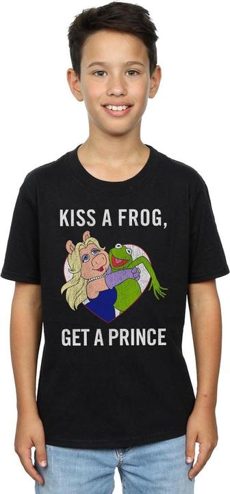 Immagine prodotto Disney The Muppets Kiss A Frog Maglietta Ragazzi (152, 158)