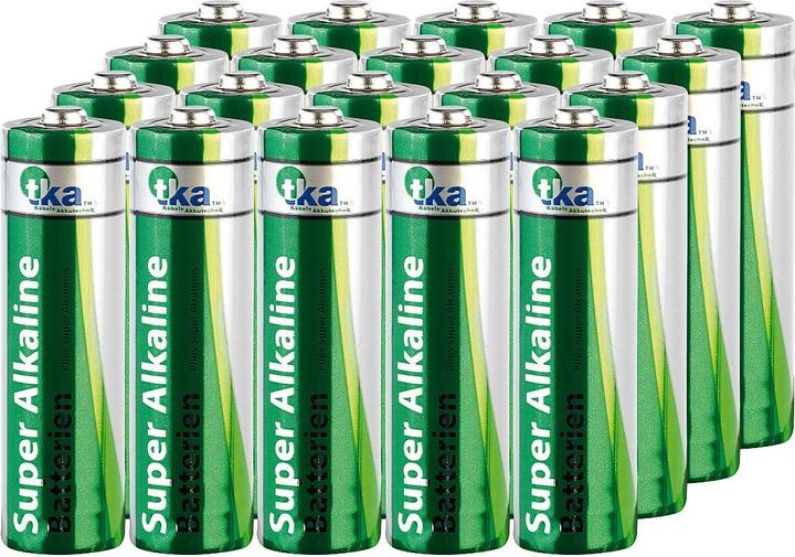 TKA Super-Alkaline-Batterien (20 Stk., AA, 2800 mAh)