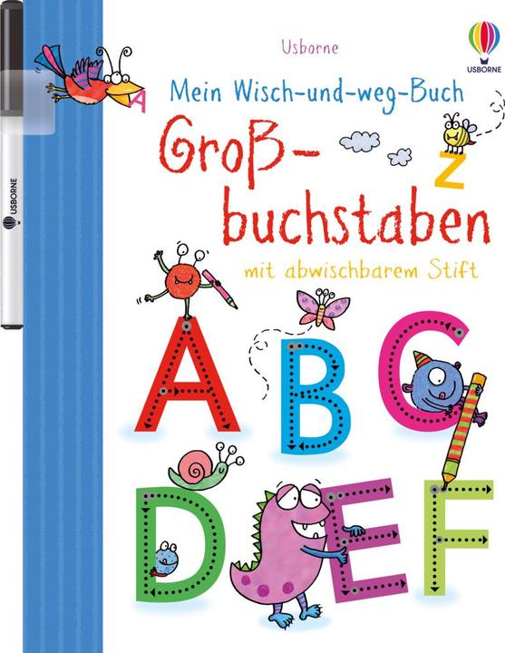 Produktbild Mein Wisch-und-weg-Buch: Grossbuchstaben (Deutsch, Jessica Greenwell, 2016)