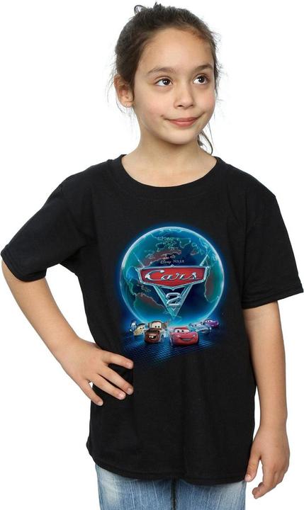 Produktbild Disney Cars Globe Movie Poster TShirt Mädchen (140, 146)