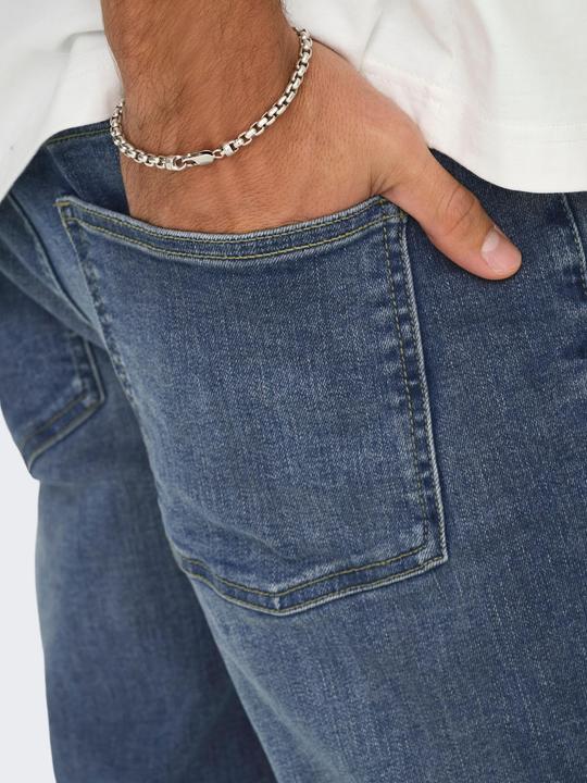 Actual product image Only & Sons ONSWEFT Mittlere Taille Normal geschnitten Jeans Slim Fit Jeans (W36/L32)