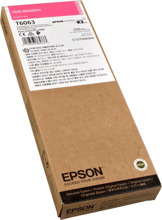 Actual product image Epson T6063 (M)
