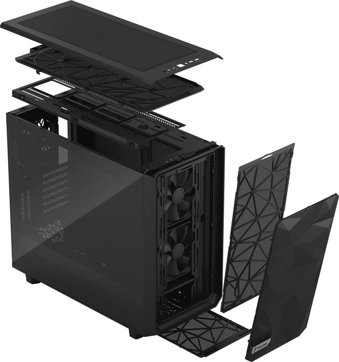 Actual product image Fractal Meshify 2 Black TG Light (ATX)