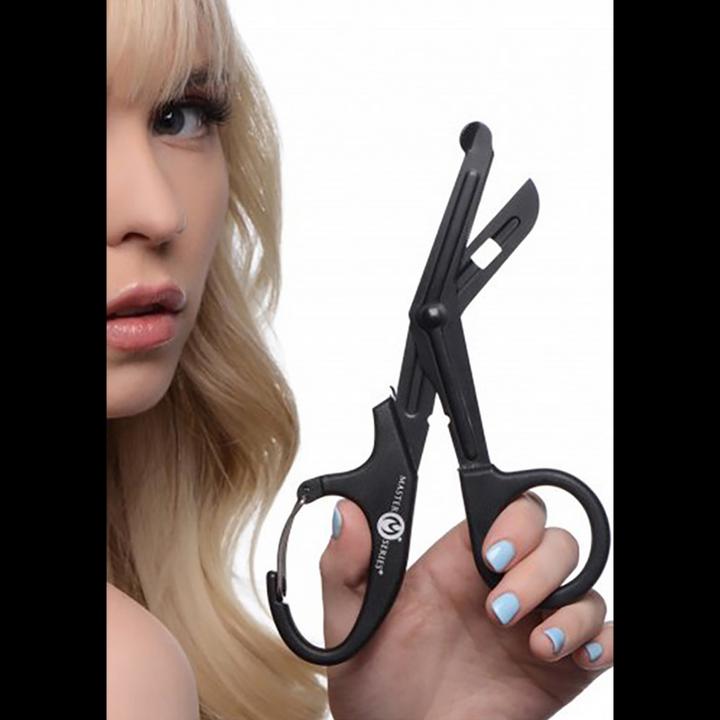 Actual product image Master Series MS Snip Heavy Duty Bondage Scissors with Clip