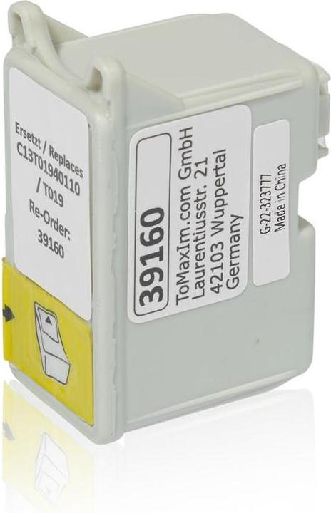 Actual product image Inkadoo Ink Cartridges compatible with Epson C13T01940110 / T019 Ink Cartridge, black Black (FC)