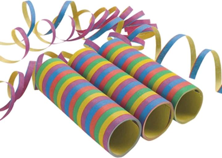 Actual product image Amscan Streamer 4-coloured 18RL
