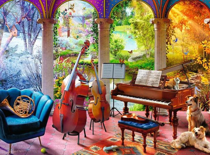 Immagine prodotto Ravensburger Puzzle 12001366 - Stagioni musicali - Puzzle per anziani e senior (100 pezzi)