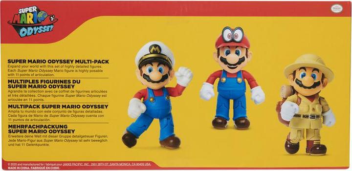 Actual product image Nintendo Super Mario Figures Set of 3 Mario Odyssey, 10 cm