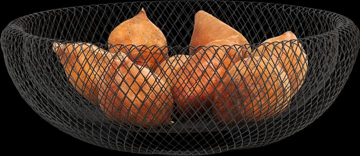 Actual product image Philippi Fruitschaal | Prachtige eyecatcher | Mesh Schaal XL | | Poedercoating staal (40 x 14 cm)