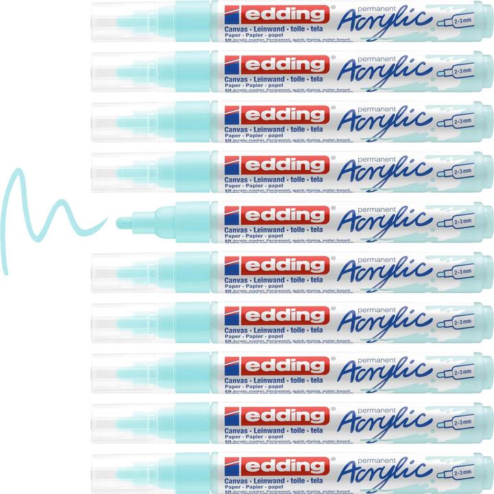 Actual product image Edding Acrylic marker 5100 Medium (Pastel blue, 3 mm, 1 x)
