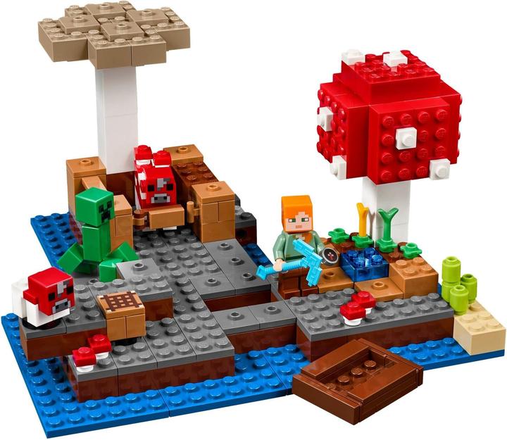 Actual product image LEGO The mushroom island (21129, LEGO Minecraft)