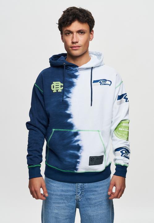 Produktbild Recovered Re:covered Fleece Hoody - INK DYE Seattle Seahawks - M (M)