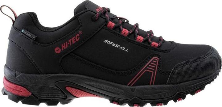 Hi-Tec Scarpe da trekking da donna Hapiter Low in nero e rosso, taglia 36 (36)