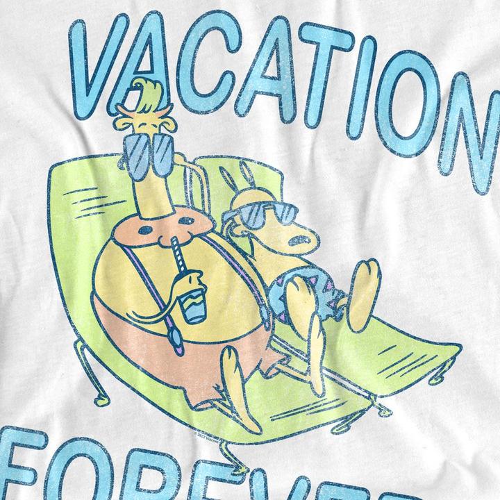 Actual product image Rocko´s Modern Life Unisex Adult Vacation Forever T-Shirt (M)