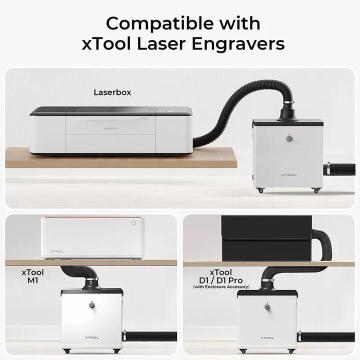 Actual product image XTool makeblock smoke purifier