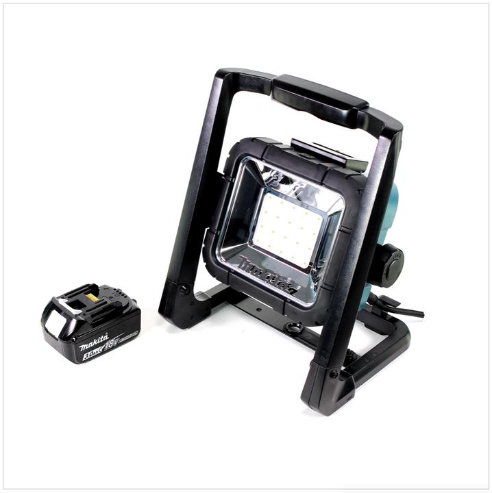 Actual product image Makita DEADML / DML 805 LED construction spotlight 14.4 - 18 Volt / 230 Volt + 1x 3Ah Li-Ion battery (750 lm)