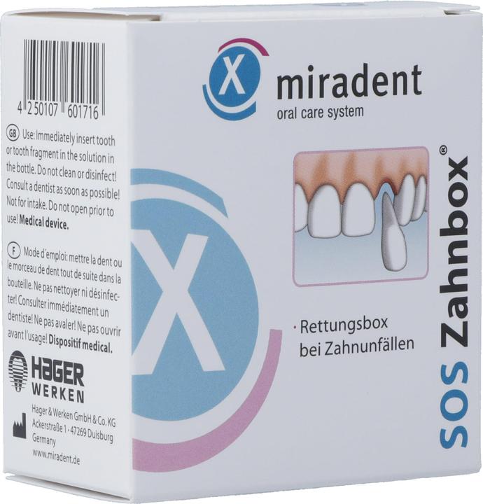 Produktbild Miradent Sos Zahnrettungsbox (Mundspülung)