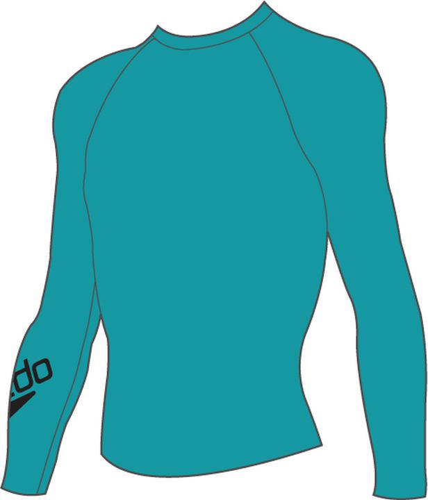 Actual product image Speedo Long Sleeve Unisex Rash Top (11, 12)