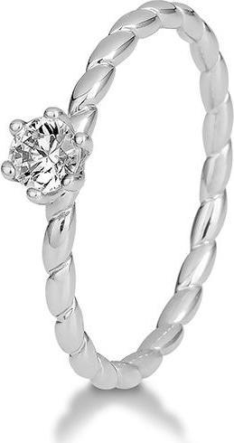 Produktbild Breuning Verlobungsring Twisted (58, 585/14 K Gold)