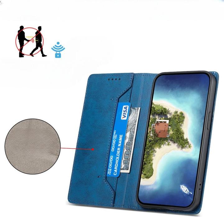 Actual product image Cover-Discount Google Pixel 7a - Cover with RFID blocker blue (Google Pixel 7a)