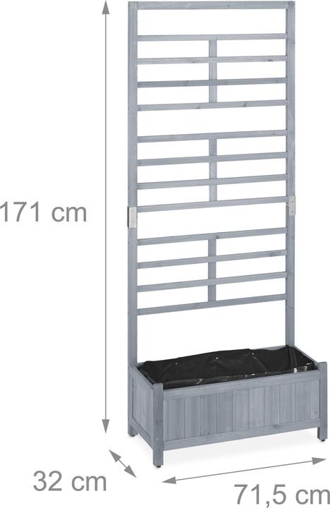 Produktbild Relaxdays Pflanzkasten Spalierwand (71.50 cm)