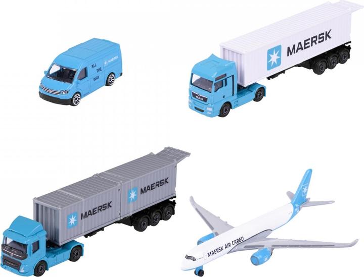 Majorette MAERSK Transport Vehicles, 3-asst.