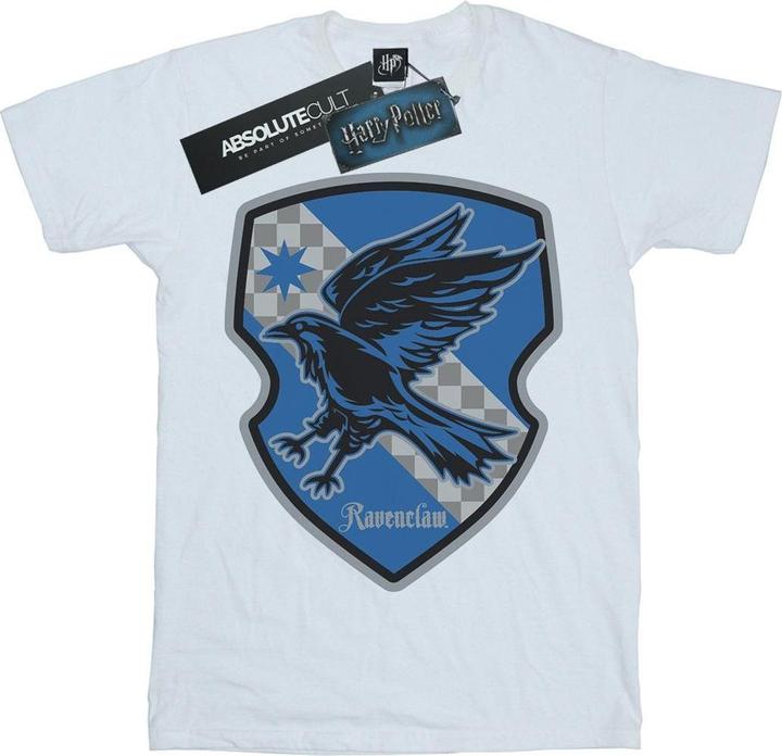 Actual product image Boys Ravenclaw Crest Flat T-Shirt (140, 146)