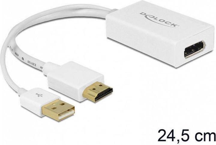 Delock 62496 HDMI at (DP, 24.50 cm)