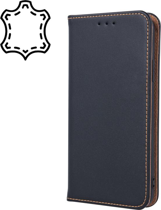 Produktbild OEM Echtes Leder Smart Pro Etui für Samsung Galaxy S8 schwarz (Samsung Galaxy S8+)