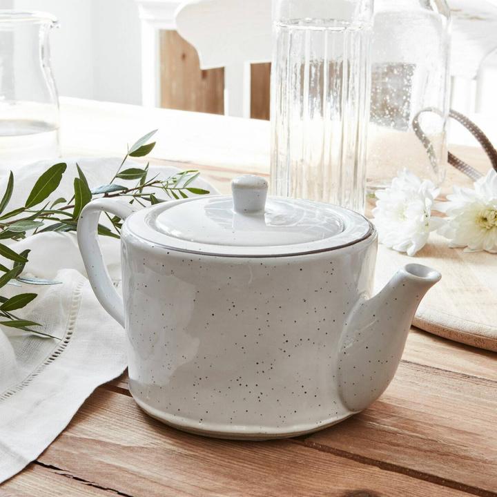 Actual product image Loberon Teapot Biarré white (0.70 l)