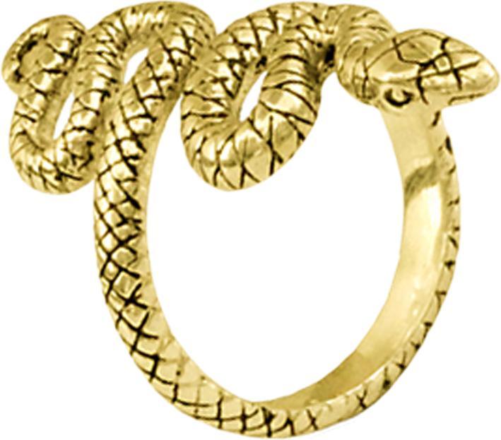 Actual product image Star Piercing Ring vergoldet Schlange lang (50)