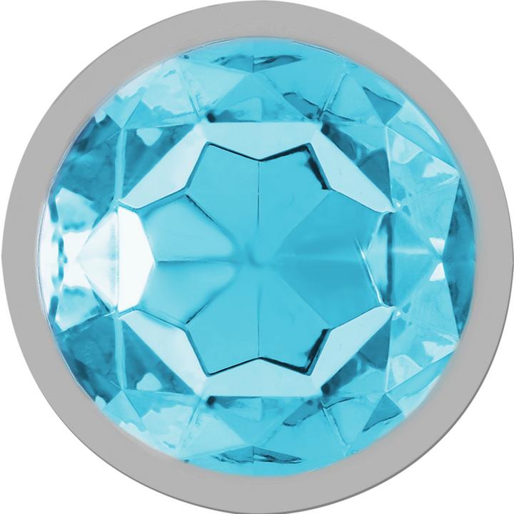 Actual product image Intense Anal Plug Metal Blue Size M