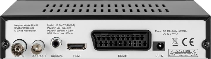 Actual product image Megasat HD644T2 (0.51 GB, DVB-T2)