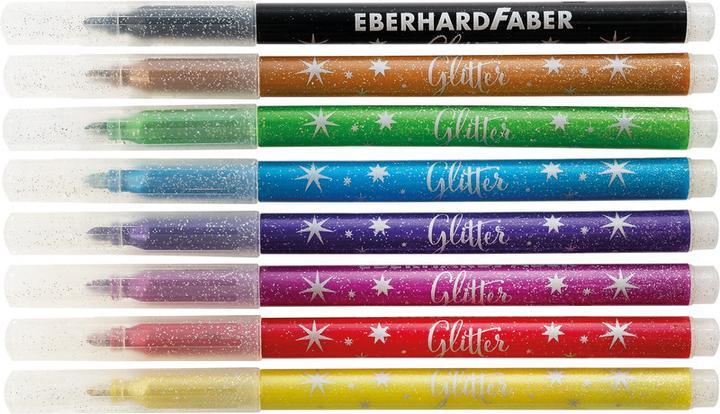 Image du produit EberhardFaber Stylo en fibre Paillettes (Multicolore, 8 x)