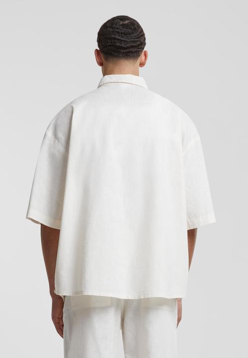 Produktbild Urban Classics Boxy Cotton Linen Shirt - 161163 (L)