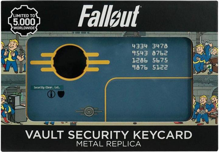 Produktbild Fanattik Fallout Replik Vault Security Keycard Limited Edition