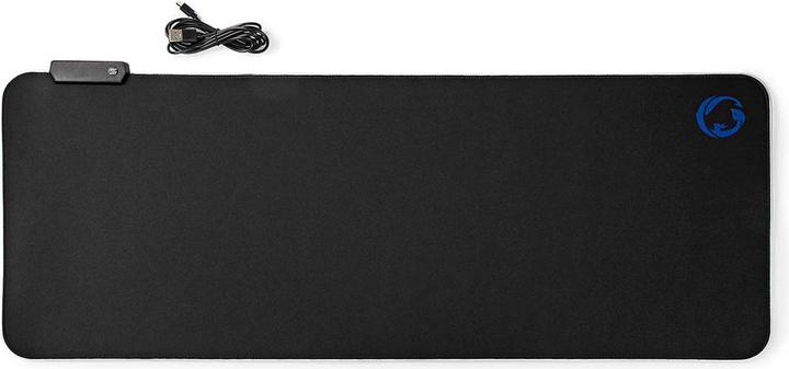 Image du produit Nedis Tapis de souris de jeu | Caoutchouc / Microfibre | Noir (XXL)