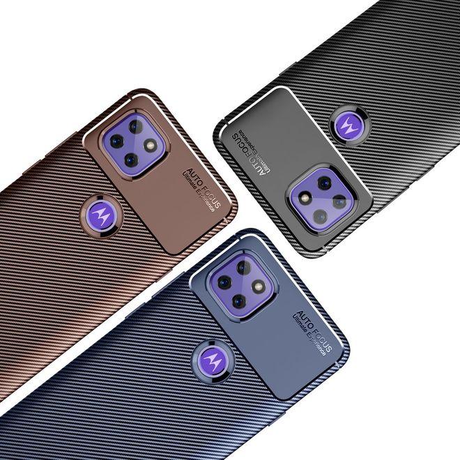 Productafbeelding MU Style Koolstofvezel TPU Softcase-serie (Motorola Moto G 5G)