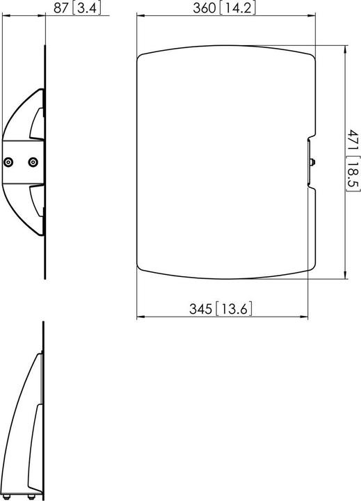Actual product image Vogels PUA 9507B Shelf (Mounting- / Adapterplates)