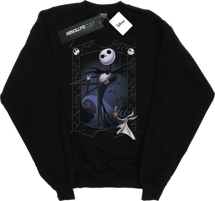 Actual product image Disney Mens Nightmare Before Christmas Pumpkin King Sweatshirt (XL)