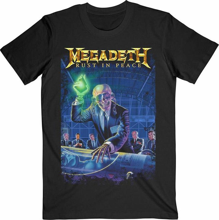Produktbild Megadeth Erwachsene Rust In Peace 30. Jahrestag zurück drucken T-shirt (M)