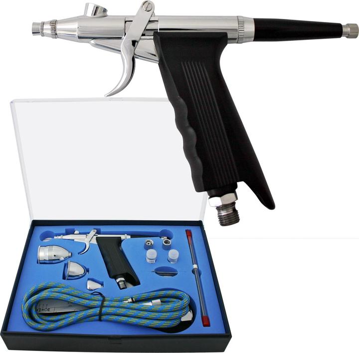 Wiltec Airbrush Gun Type Set 116AK double action function