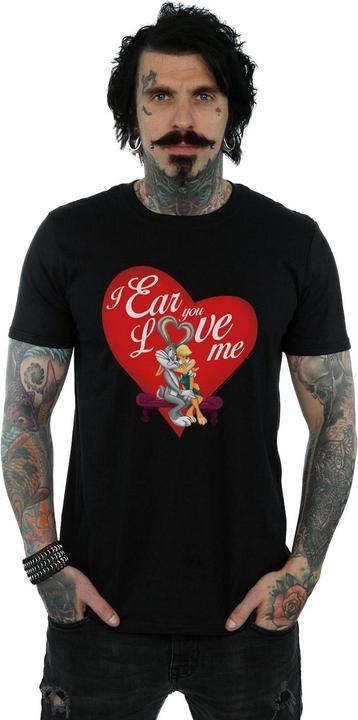 Actual product image Looney Tunes Mens Bugs Bunny And Lola Valentine's Day Love Me T-Shirt (3XL)