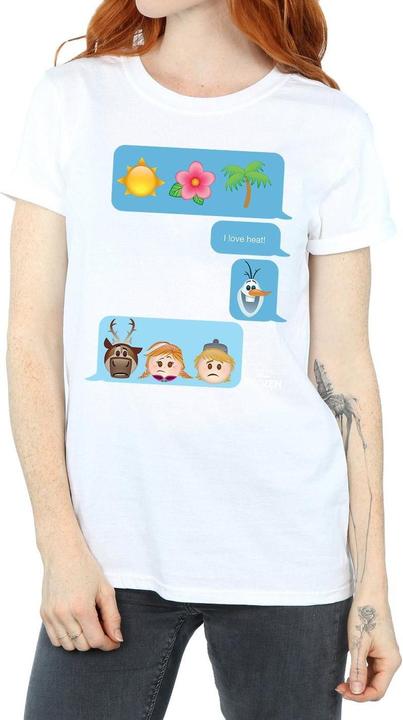 Immagine prodotto Disney Frozen I Love Heat Maglietta Ampia Donna (XL)