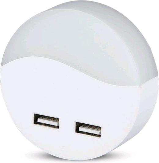 Immagine prodotto V-TAC VT84RD Luce notturna LED USB rotonda 4000K