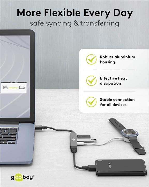 Produktbild Goobay 74458 (USB-A, 4 Ports)