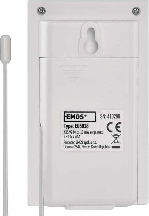 Image du produit Emos Capteur sans fil pour station météo AOK-5018B et autres