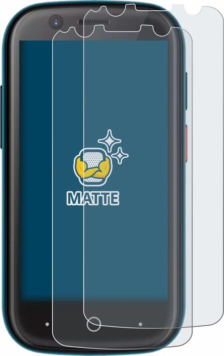 Actual product image BROTECT Anti-glare screen protector matt (2 Piece, Unihertz Jelly 2)
