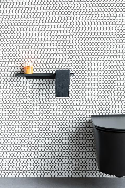 Produktbild Brabantia Toilettenpapierhalter Mindset mit Ablage Anthrazit